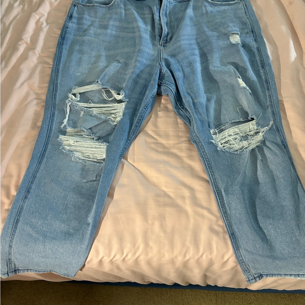 Hollister Women's High Rise Jeans - Light Blue